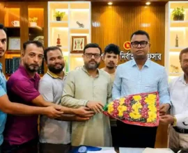 হাইমচরে ইউএনও’র সাথে মাদক সচেতনতা ও প্রতিরোধ ফোরামের সৌজন্য সাক্ষাৎ