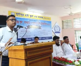 সাহিত্য বিমুখতার পেছনে তথ্য প্রযুক্তির ভূমিকা নিয়ে হাইমচরে জমজমাট বিতর্ক প্রতিযোগিতা