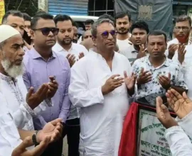 হাইমচরে আরসিসি সড়কের উদ্বোধন এমপি শেখ ফরিদ আহমেদ মানিক