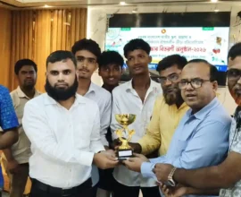 হাইমচরে গ্রীষ্মকালীন ক্রীড়া প্রতিযোগিতার পুরস্কার বিতরণ
