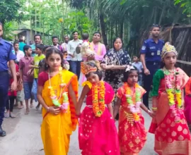 হাইমচরে শান্তিপূর্ণভাবে উদযাপিত হলো শ্রীকৃষ্ণের জন্মাষ্টমী