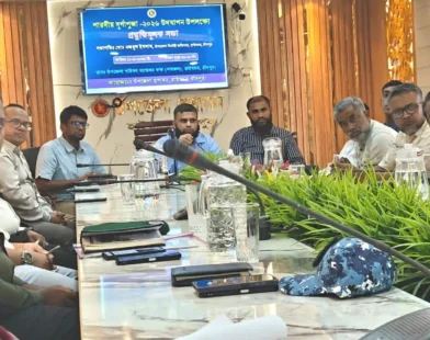 হাইমচরে দুর্গাপূজা নির্বিঘ্ন করতে প্রস্তুতি সভা, নিরাপত্তা নিশ্চিতে প্রশাসনের আশ্বাস
