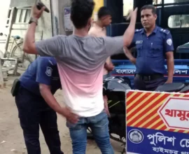 হাইমচরে পুলিশের বিশেষ অভিযান: ফুটপাত দখলমুক্ত ও যানজট নিরসন